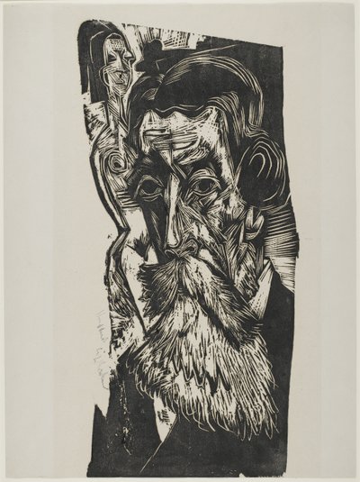 Porträt von Ludwig Schames, 1917-1918 von Ernst Ludwig Kirchner